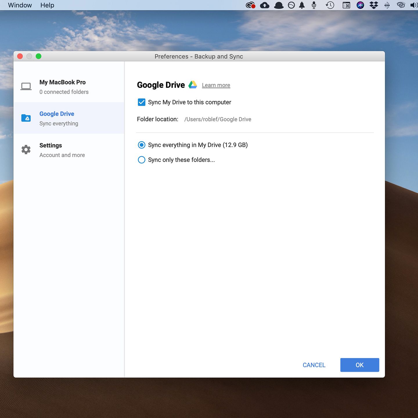google drive for mac not syncing